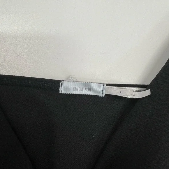 Urban Outfitters Kimchi Blue Drapey Surplice Skort Romper in Black Size Small - Picture 5 of 14